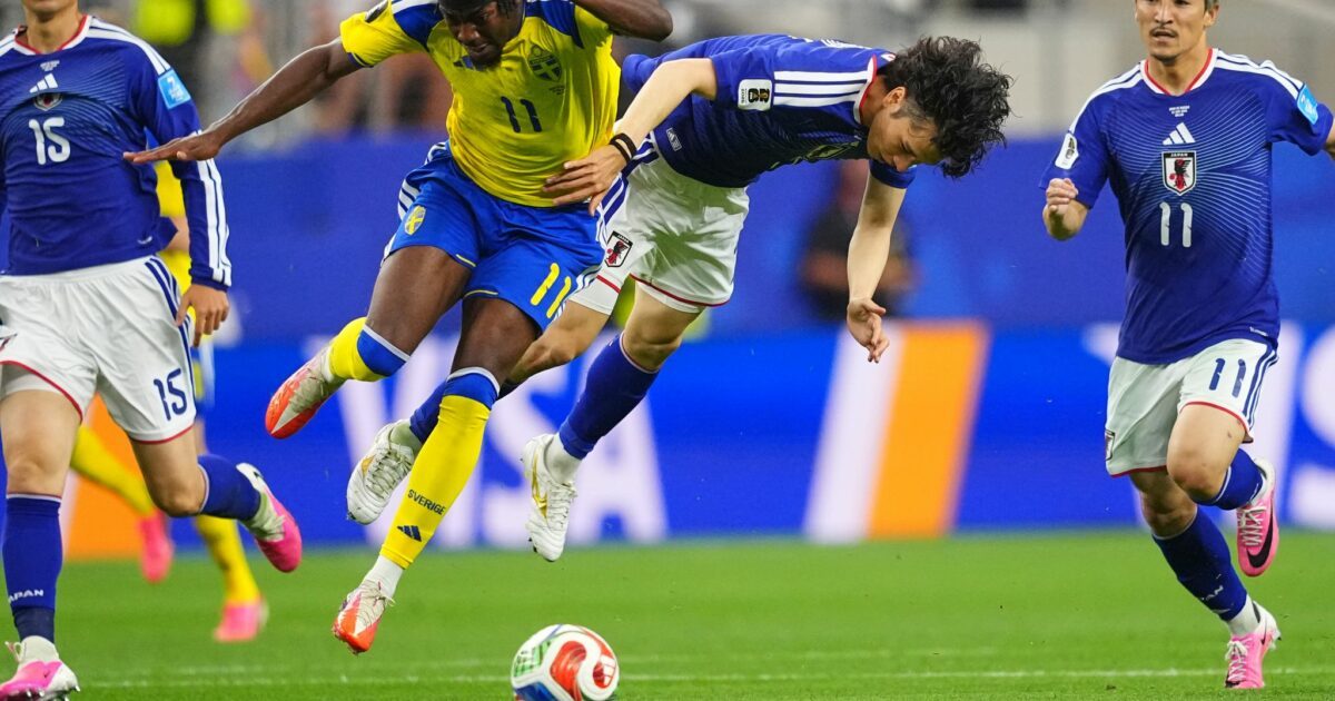 Schweden und Japan lieferten sich ein hart umkämpftes WM-Spiel.