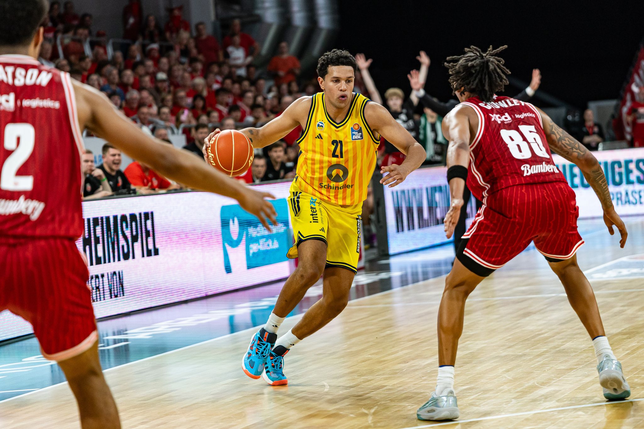 Michael Rataj war bester Alba-Schütze in Bamberg.