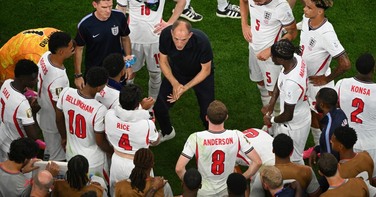 Tuchel findet offenbar die richtigen Worte bei der englischen Mannschaft.