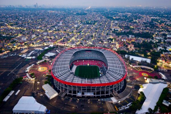 Über 2200 Meter hoch gelegen: Das WM-Stadion in Mexiko-Stadt.