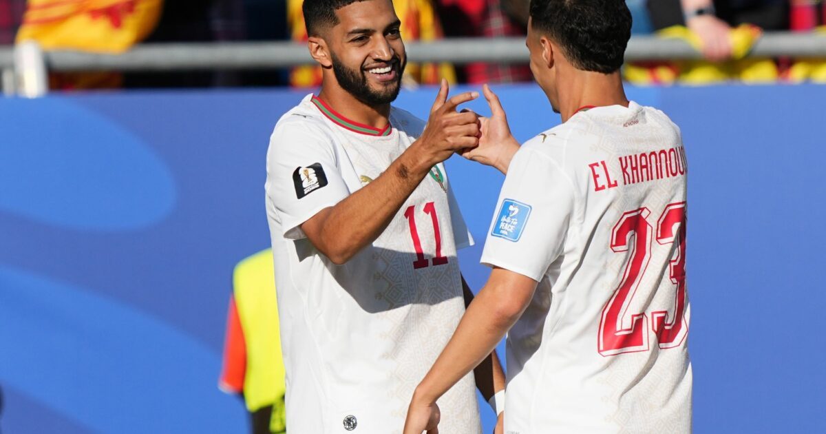 Traf auch schon beim 1:1 gegen Brasilien: Marokkos Ismael Saibari.