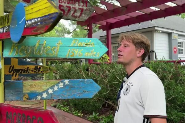Jakob Alberti reist auf dem Fahrrad um die Welt.