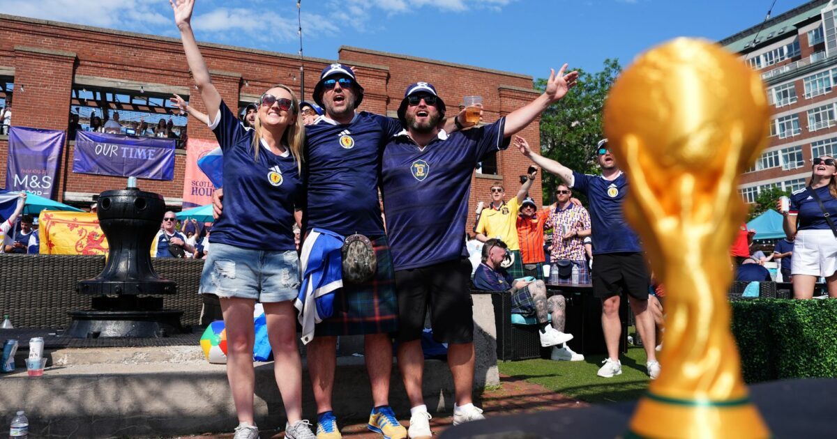 Tausende schottische Fans sind für die WM nach Boston gereist.