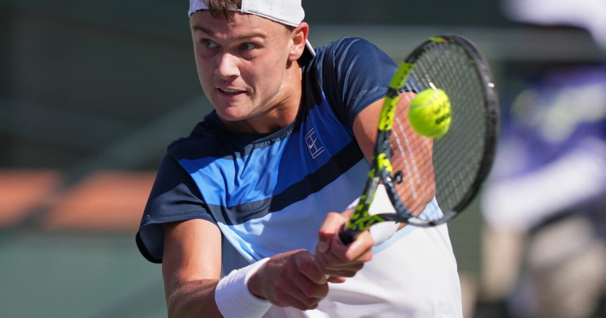Dänemarks Tennis-Hoffnung Holger Rune hat für Wimbledon abgesagt. (Archivbild)