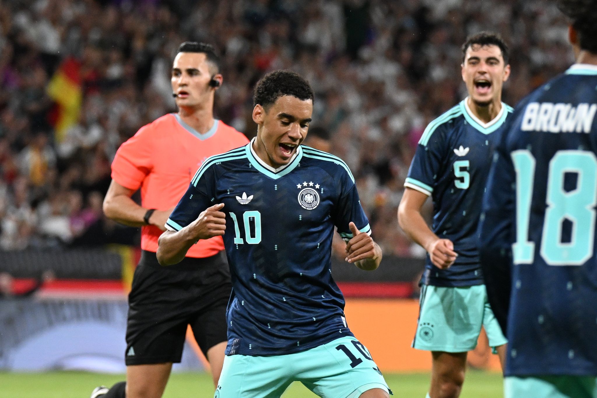Ist Teil eines WM-Werbeclips: Jamal Musiala. (Archivbild)