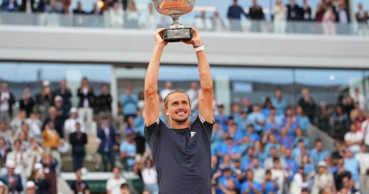 Am Ziel seiner Träume angelangt: Alexander Zverev.