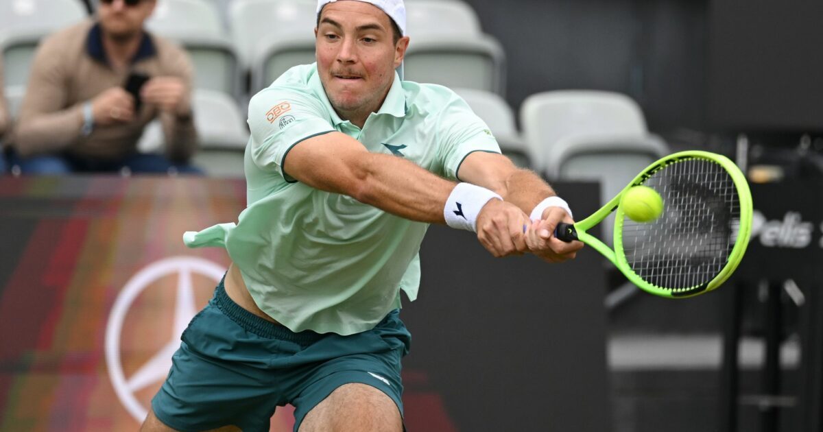 Jan-Lennard Struff konnte den kasachischen Rasenspezialisten Alexander Bublik nicht stoppen.