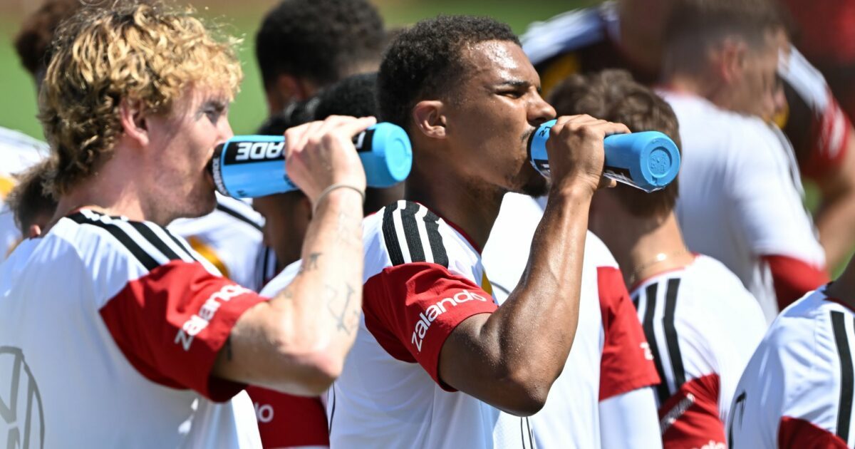 Viel Trinken gegen die Hitze