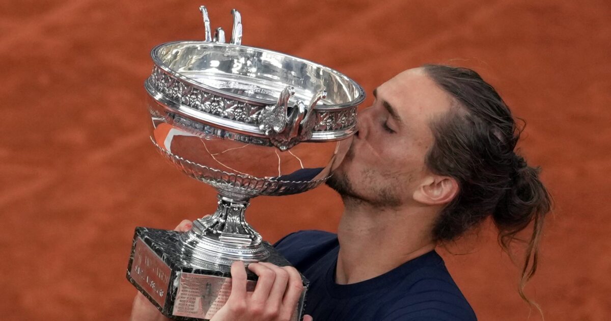 Alexander Zverev kürte sich am Sonntag zum French-Open-Sieger.