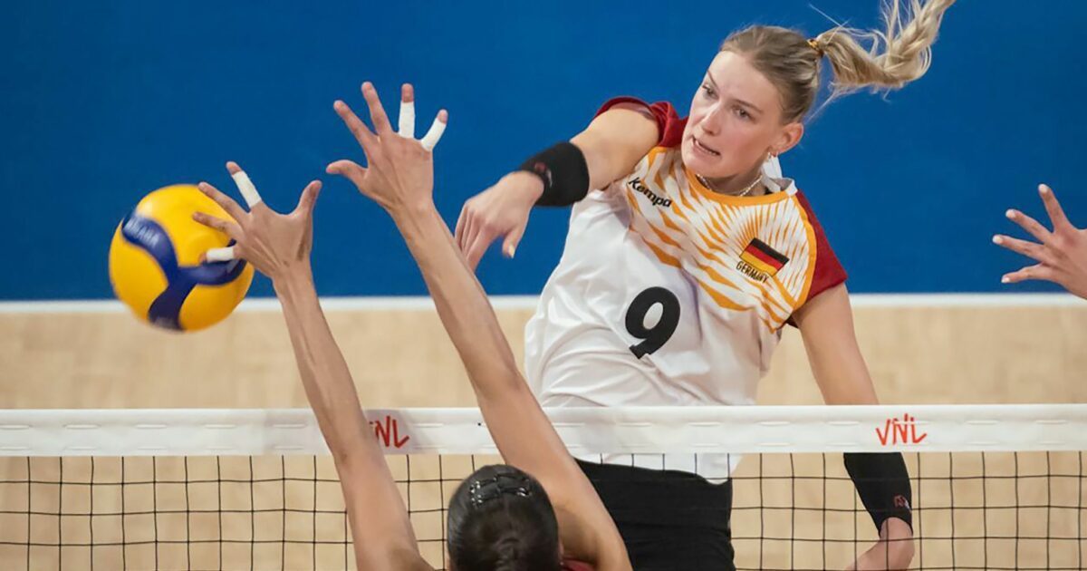 Lina Alsmeier (hinten) zeigte eine starke Leistung.