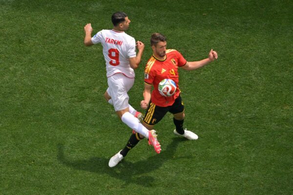 Brandon Mechele (r.) spielt bisher eine starke WM. (Archivbild)