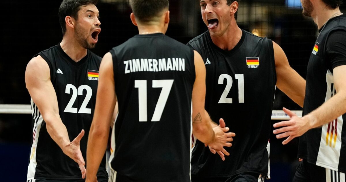 Die deutschen Volleyballer besiegten in der Nations League Olympiasieger Frankreich. (Archivbild)