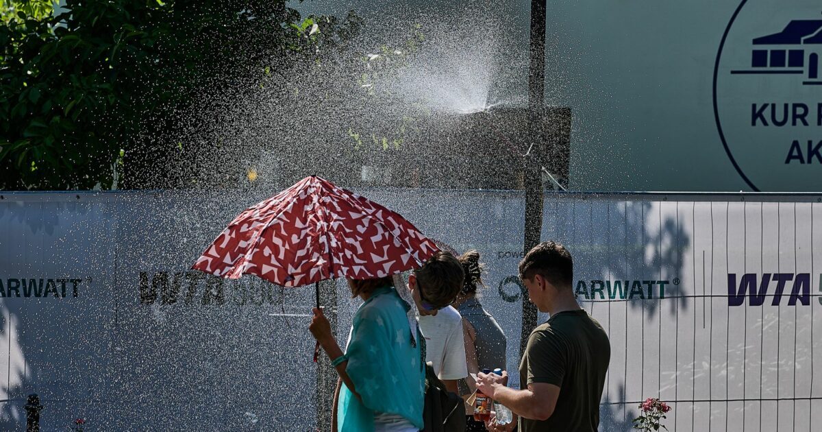 Wegen der brütenden Hitze kam es am Halbfinaltag der Bad Homburg Open zu einer Unterbrechung.