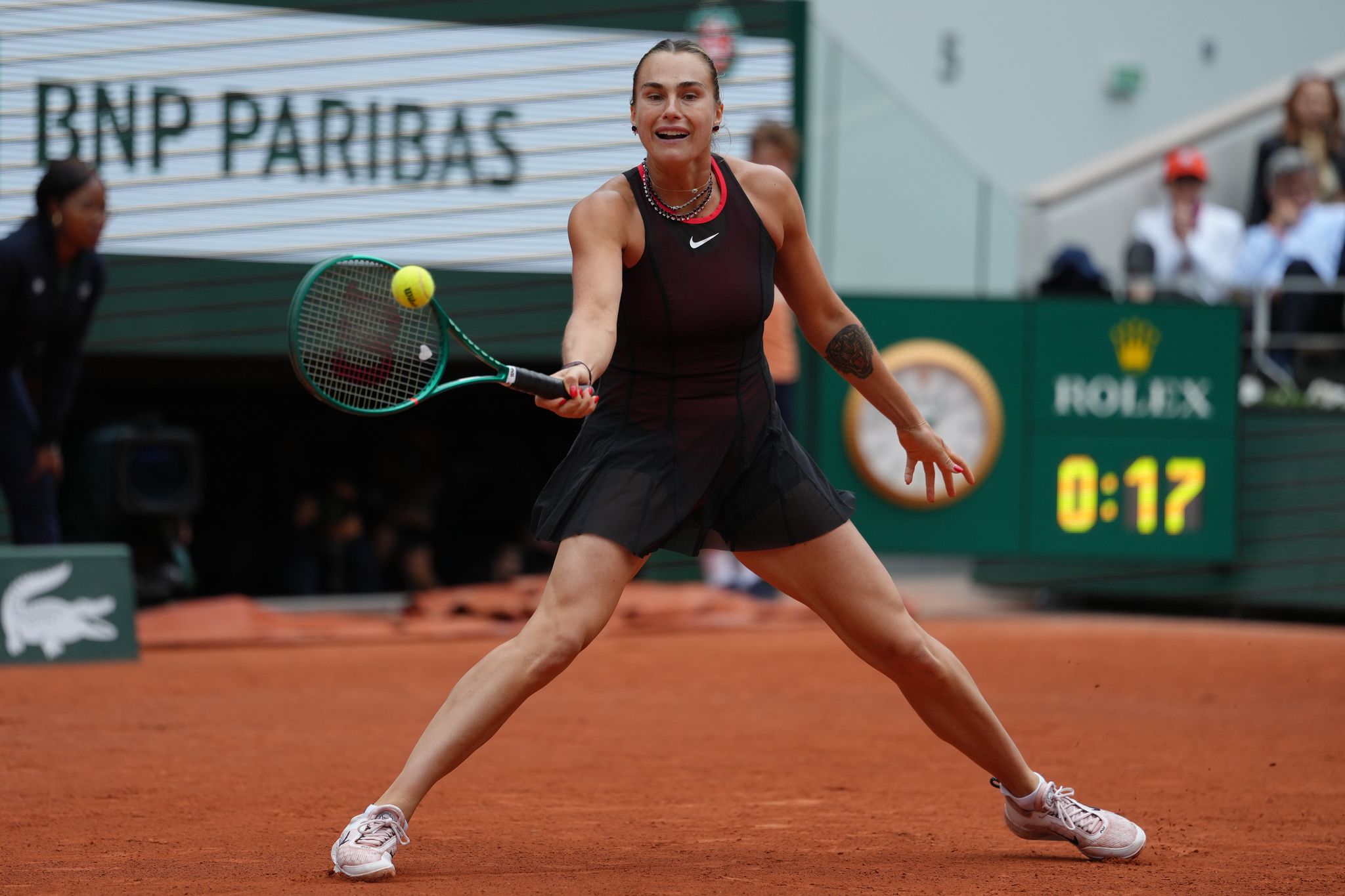 Aryna Sabalenka verliert im Viertelfinale der French Open.