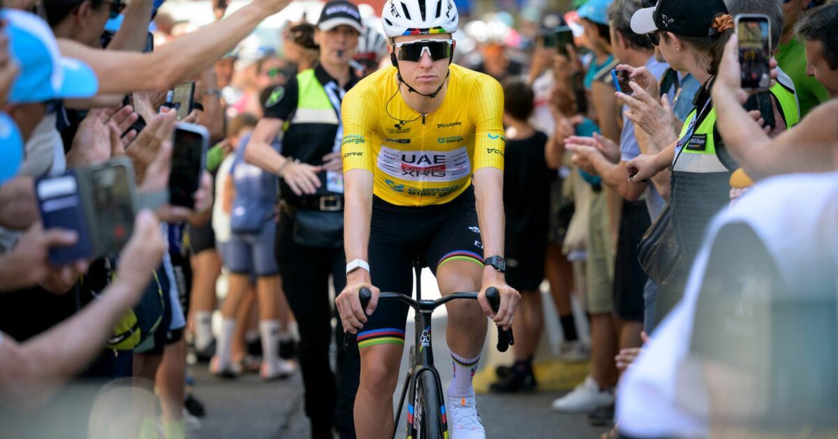 Für Tadej Pogacar war es bei der Tour de Suisse kein schöner Tag.