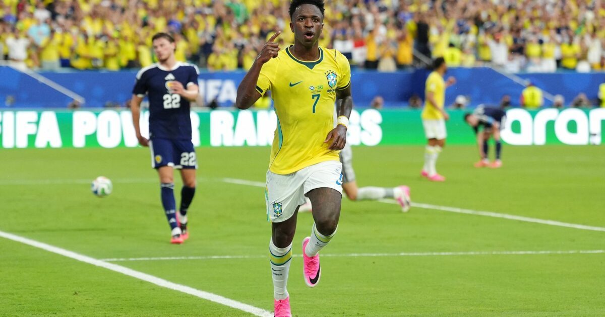 Vinícius Júnior liefert bislang für Brasilien.