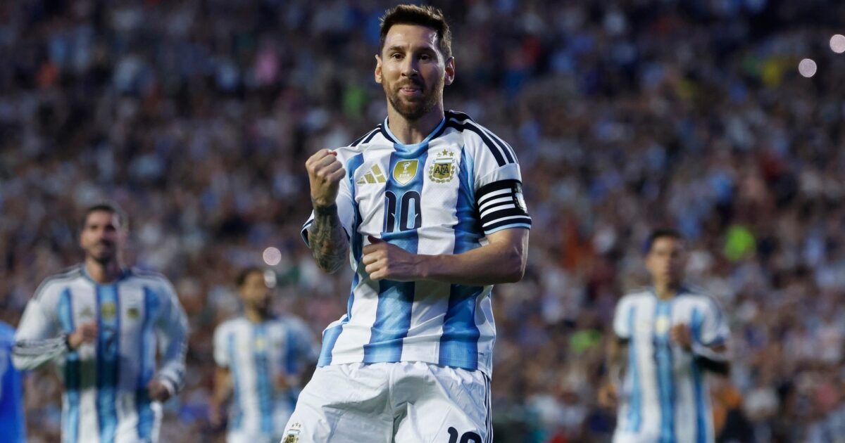 Er ist bereit für die WM: Superstar Lionel Messi.