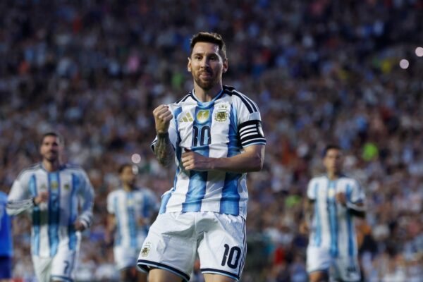 Er ist bereit für die WM: Superstar Lionel Messi.