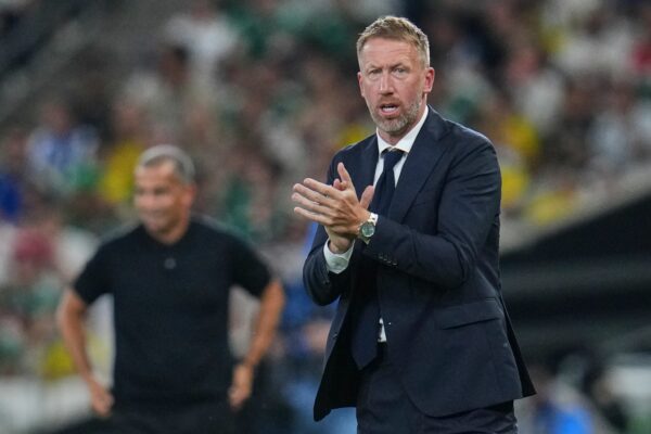Schwedens Trainer Graham Potter hofft auf eine außergewöhnliche Leistung. (Archivbild)