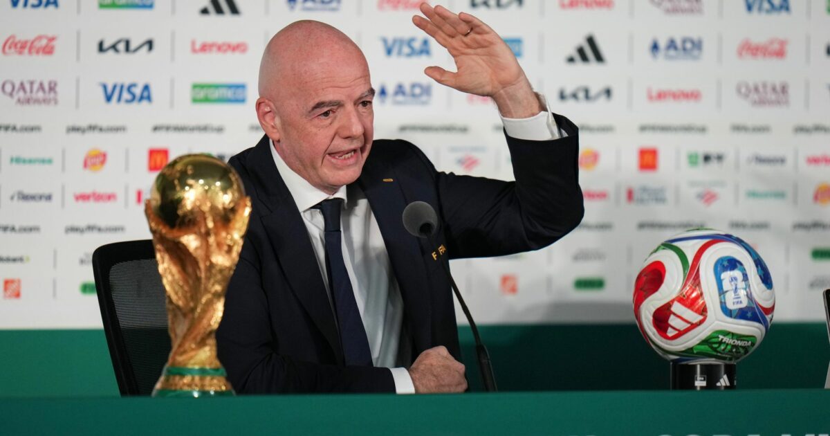 Gianni Infantino spricht über die Visaprobleme vor der WM.