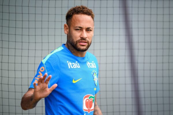 Bereit für seinen ersten Einsatz bei der WM: Brasiliens Stürmerstar Neymar.