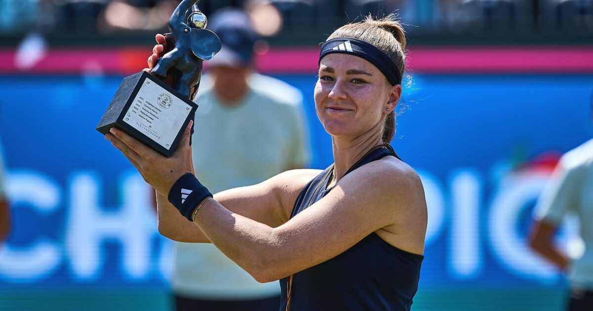 Karolina Muchova feierte ihren dritten Titel auf der WTA-Tour.