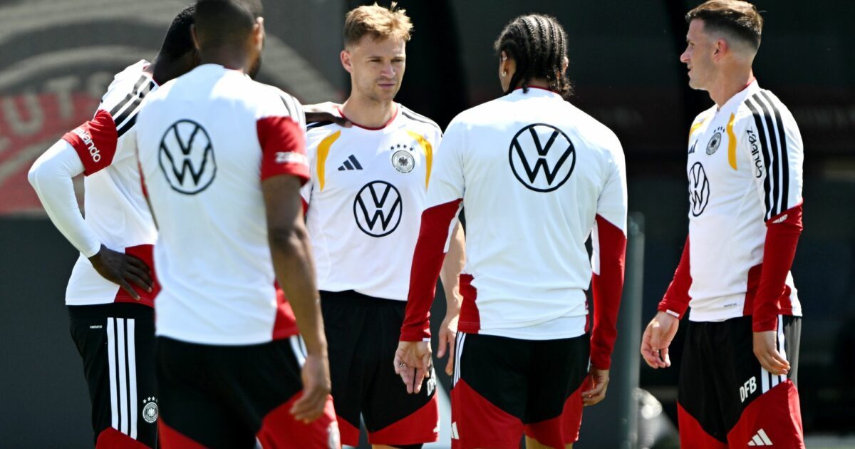 Deutschlands Kapitän Joshua Kimmich im Training vor dem ersten WM-Spiel gegen Curacao.