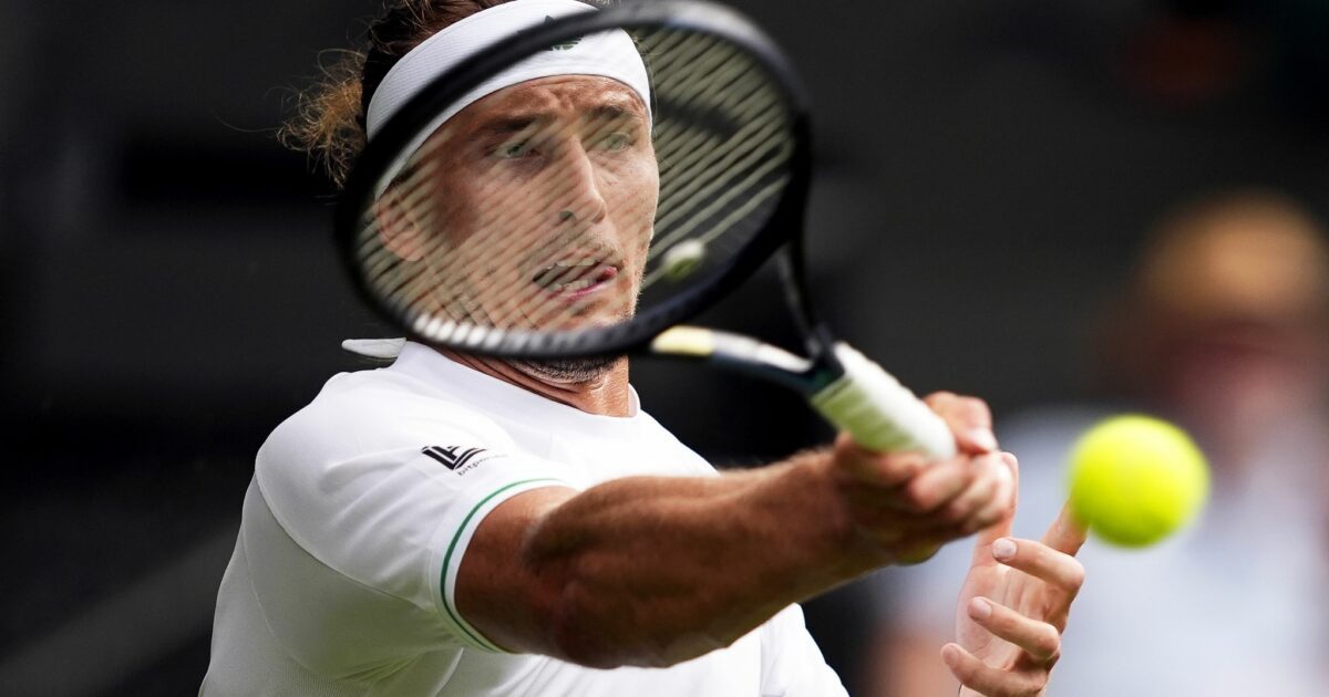 Alexander Zverev wird in Wimbledon als ein Mitfavorit antreten. (Archivbild)