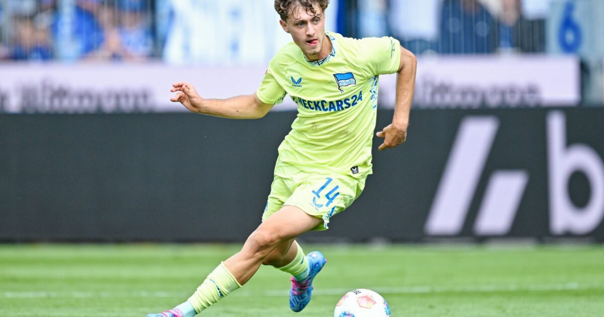 Mit Elversberg in der Bundesliga: Maurice Krattenmacher (Archivbild).