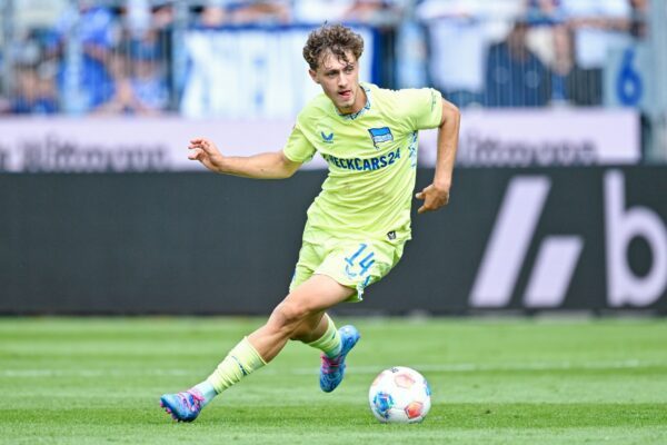 Mit Elversberg in der Bundesliga: Maurice Krattenmacher (Archivbild).