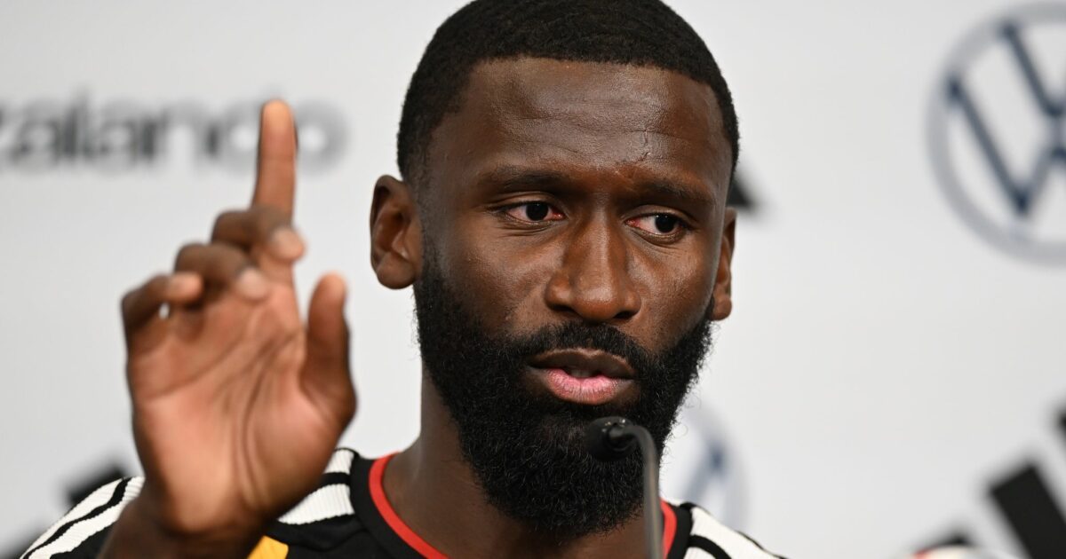 Antonio Rüdiger hatte bei seiner Pressekonferenz viel zu sagen.