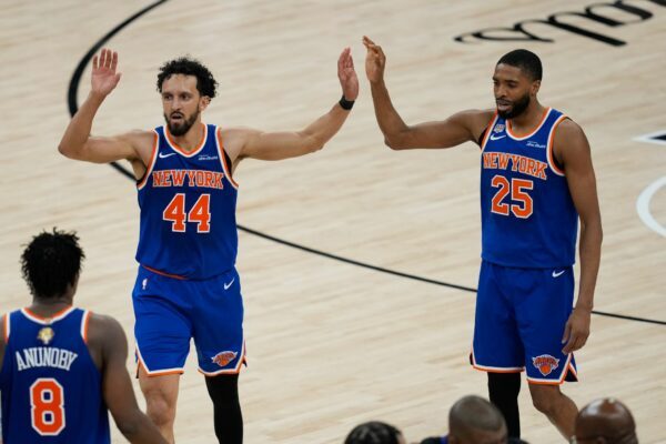 Die New York Knicks haben in der Finalserie der NBA nun zwei Heimspiele gegen die San Antonio Spurs. (Archivbild)