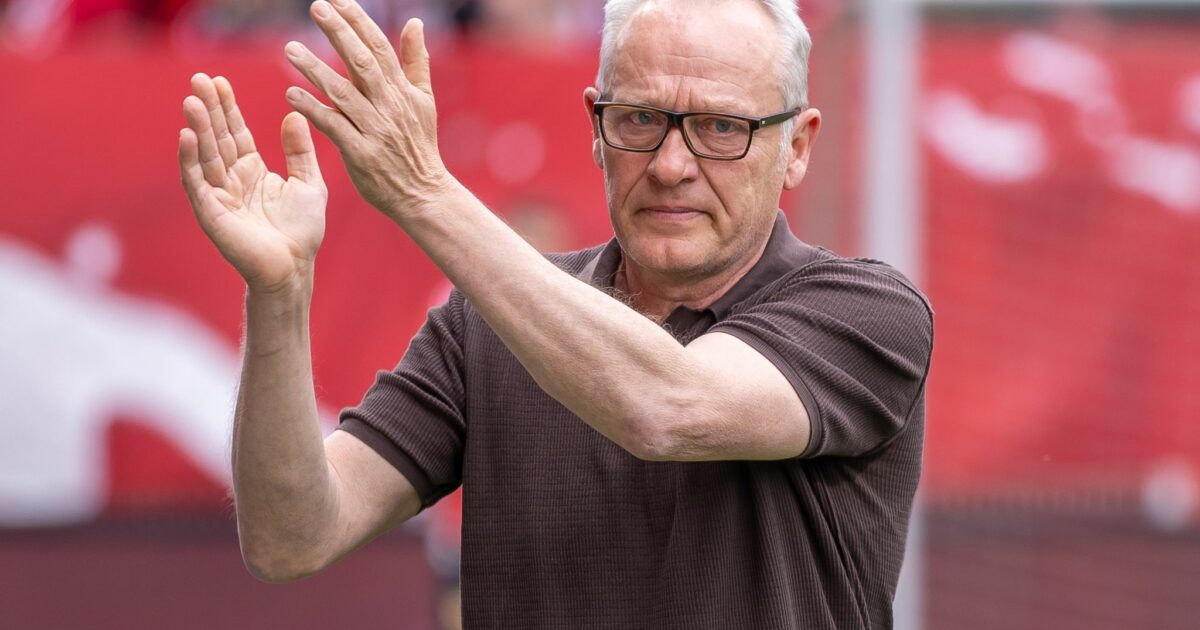 Christian Streich feierte im ZDF-Studio seinen 61. Geburtstag. (Archivbild)