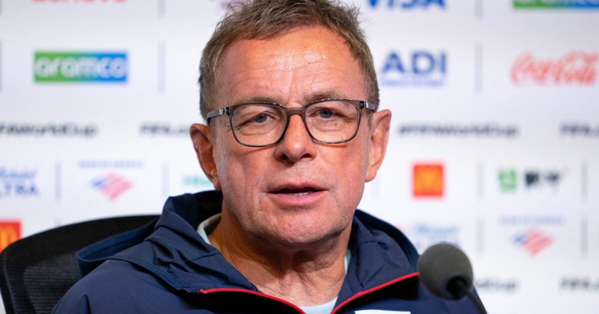 Ralf Rangnick warnt vor Jordanien.