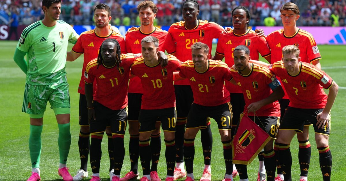 Diesmal nicht in roten Trikots: Belgiens Nationalteam. (Archivbild)