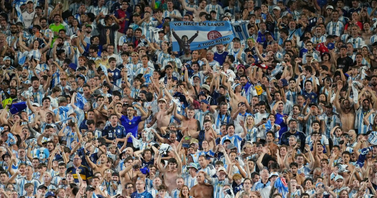 Er dürften wieder mehrere 10.000 argentinische Fans kommen.