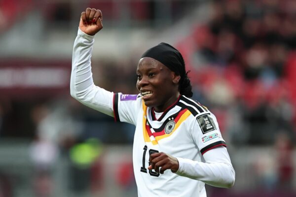 Wechselt nach London: DFB-Angreiferin Nicole Anyomi. (Archivbild)