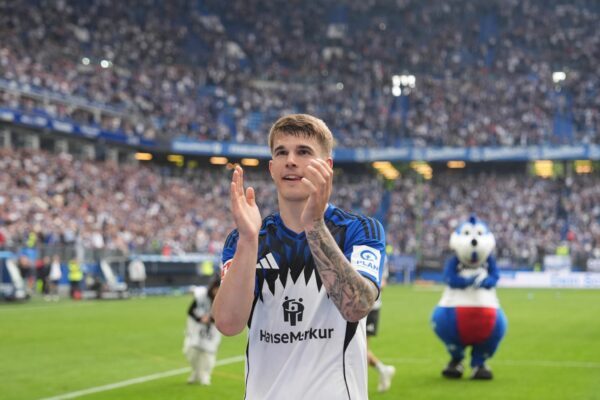 Hatte maßgeblichen Anteil am Klassenerhalt des HSV: Luka Vuskovic. (Archivbild)