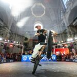 Sport im Rathaus: Die BMX-Fahrer hatten bei den Finals einen ganz besonderen Wettkampf.