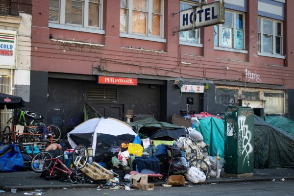 Das Elend in der Hastings Street in Vancouver ist groß. (Archivbild)