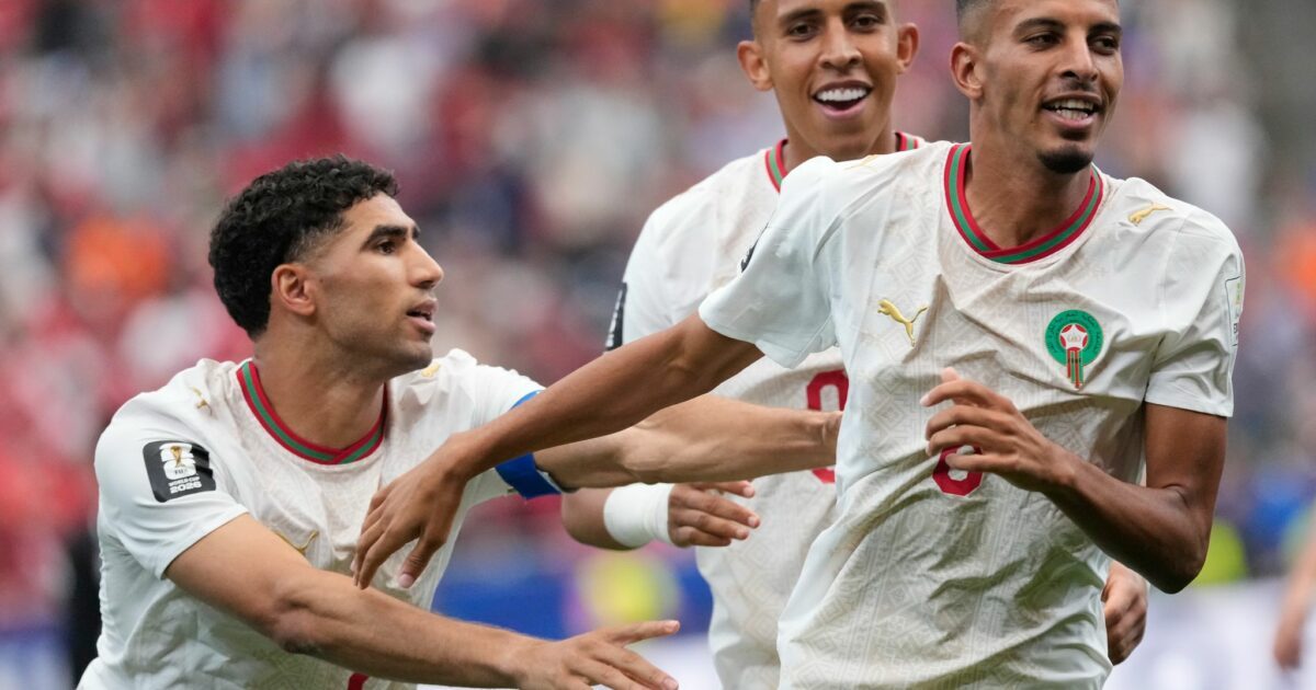 Azzedine Ounahi (r.) traf zur Führung.