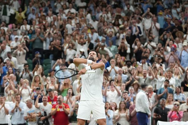 Begeisterte die Zuschauer: Novak Djokovic.