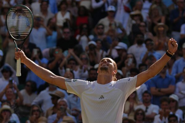 Erstmals in einem Wimbledon-Viertelfinale: Alexander Zverev.