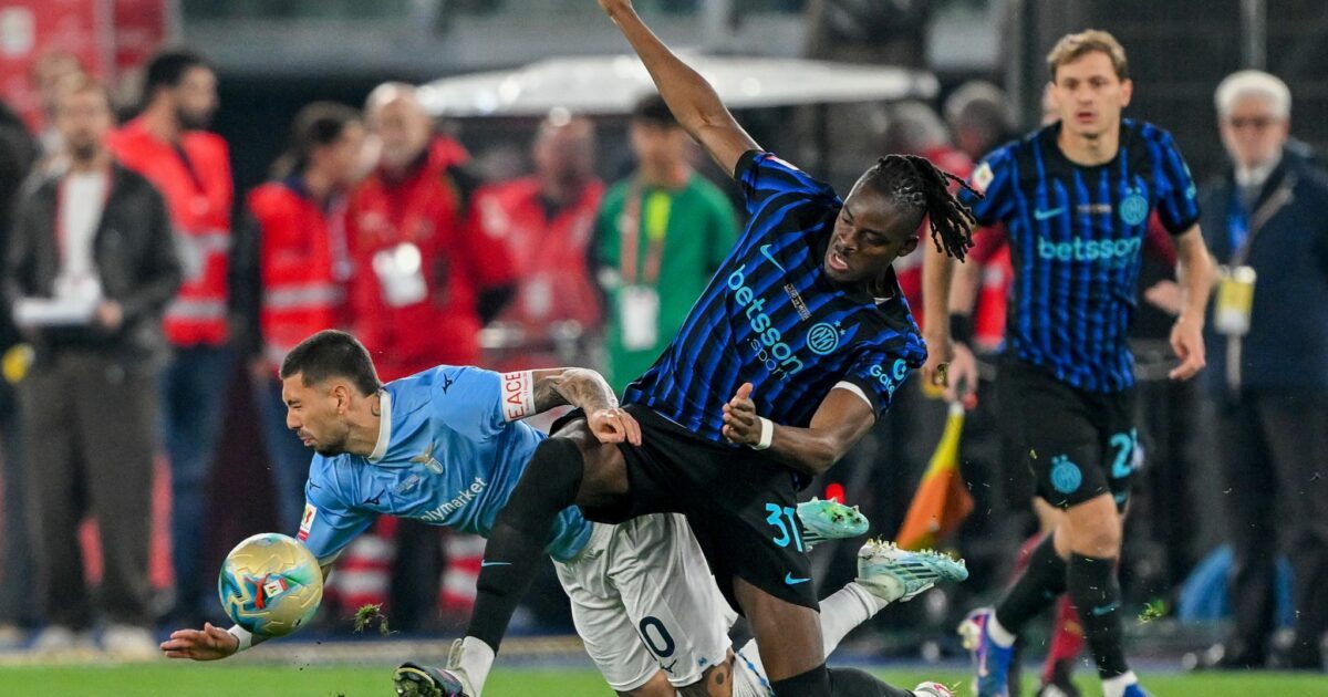 Yann-Aurel Bisseck hat seinen Vertrag bei Inter Mailand verlängert. (Archivbild)