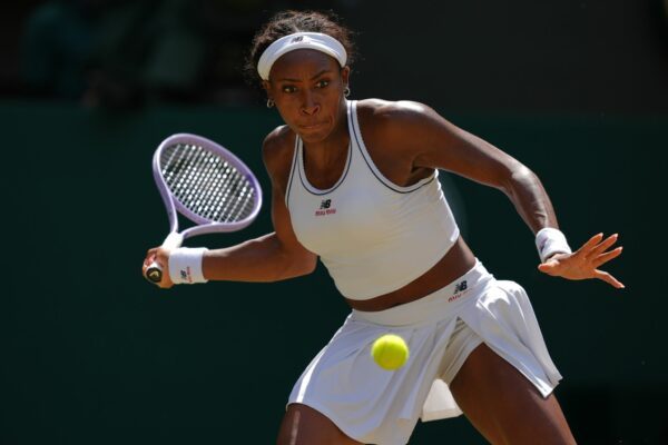 Coco Gauff spielt um den Finaleinzug in Wimbledon.