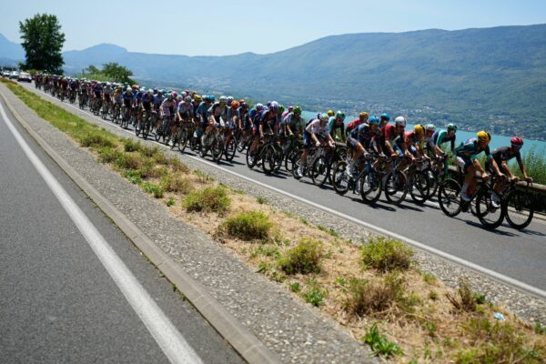 Die Radprofis bei der Tour de France.