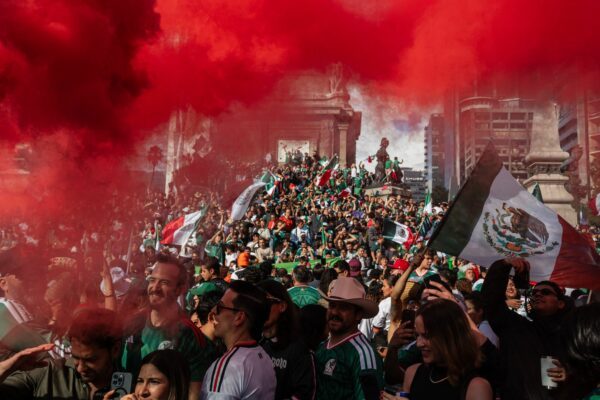 Vor dem Team-Hotel des Gegners störten mexikanische Fans die Nachtruhe. (Archivbild)