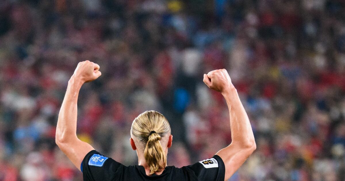 Torjubel mit neuem Schriftzug auf dem Trikot: Erling Braut Haaland. (Archivbild)