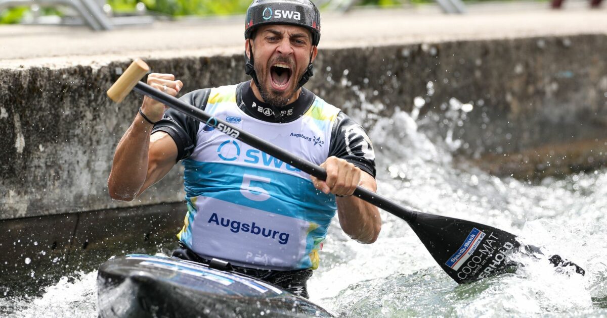 Sideris Tasiadis aus Deutschland gehörte bei der WM in Oklahoma-City zum Team