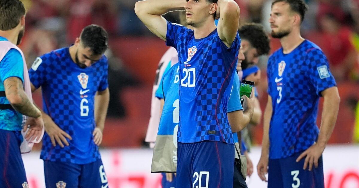 Die kroatischen Spieler waren nach dem Aus fassungslos - auch wegen einer Schiri-Entscheidung.